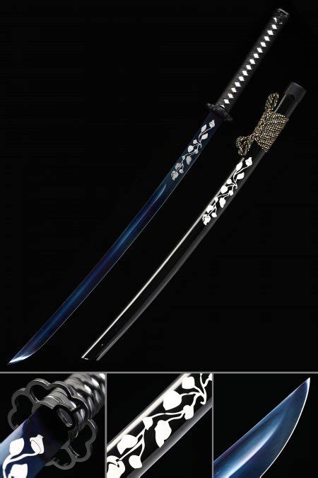 Blue Blade Katana Handmade Japanese Katana Sword 1060 Carbon Steel