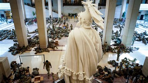 Inside The Capitol For Impeachment National Guard In Every Corner