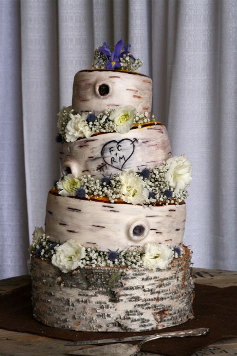 Birch Tree Wedding Cakes Ardy Cakes And Confections Ardy