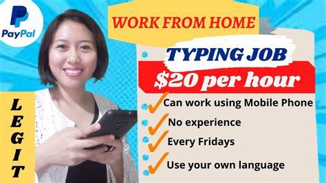 TYPING JOB Using Your Mobile Phone EARN 20 ONLINE JOB NO EXPERIENCE