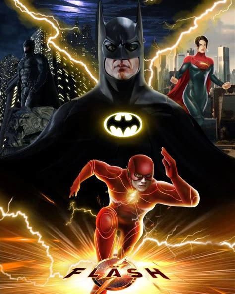 The Flash And Batman Movie Poster