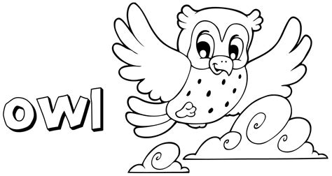 My very first product attempt! Free Owl Preschool Coloring Pages - Coloring Home