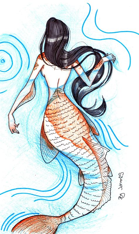 Cómo Dibujar Imágenes De Sirena Para Desenhar En mantico