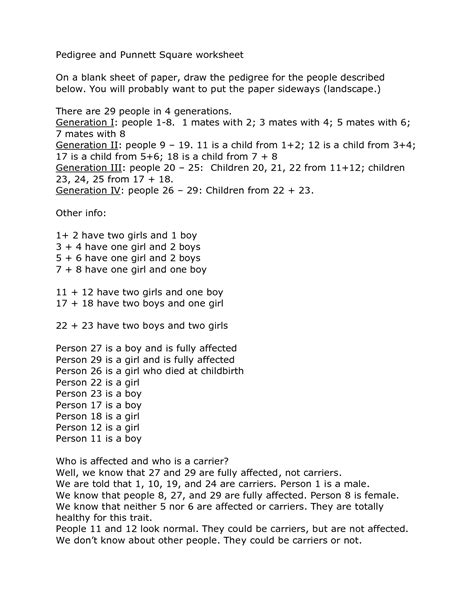 Khan academy is a 501(c)(3) . 15 Best Images of Pedigree Problem Worksheet Answers ...