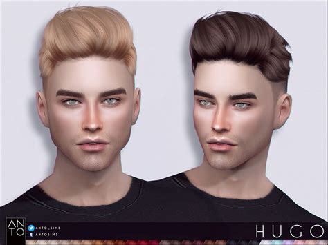 Anto Hugo Hairstyle Sims Hair Sims 4 Hair Male Mens Hairstyles
