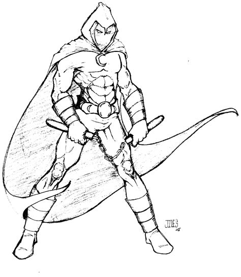 Moon Knight Coloring Pages Printable For Free Download