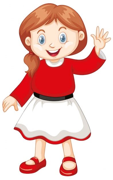 Free Vector Cute Happy Smiling Child Isolated On White