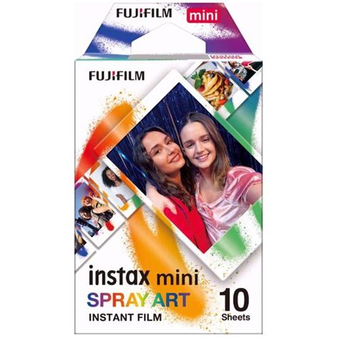 fujifilm instax mini spray art 10 arkuszy wkłady do aparatu niskie ceny i opinie w media expert