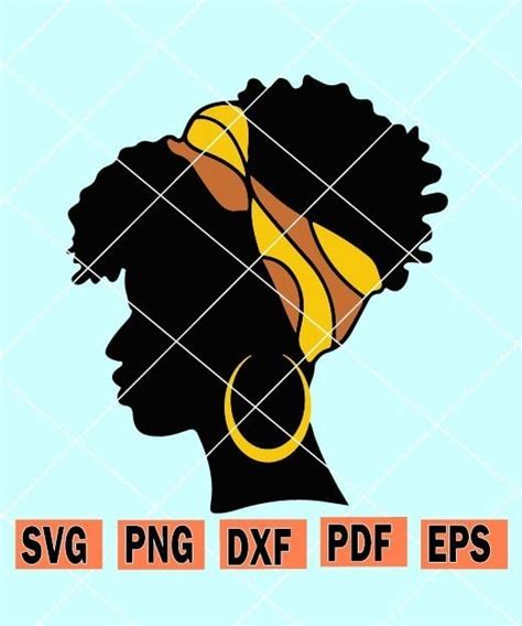 Black Woman And Natural Hair Svg Curly Afro Girl Svg Curly Hair Svg