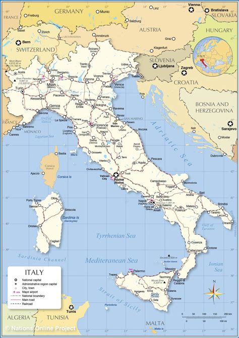 Roma Itália Mapa De Roma E Da Itália Mapa Lazio Itália