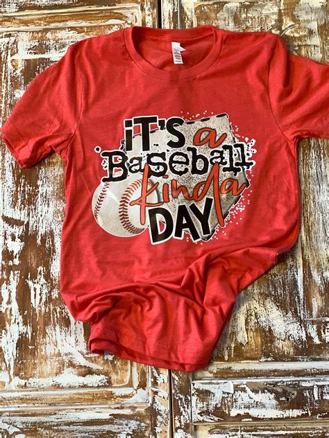 Womens Baseball T Shirt Baseball Graphic Tee Shirt Its A Etsy In 2021