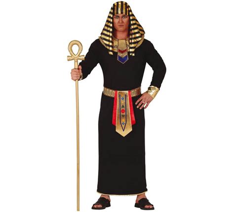 Disfraz De Faraón Egipcio Negro Para Hombre