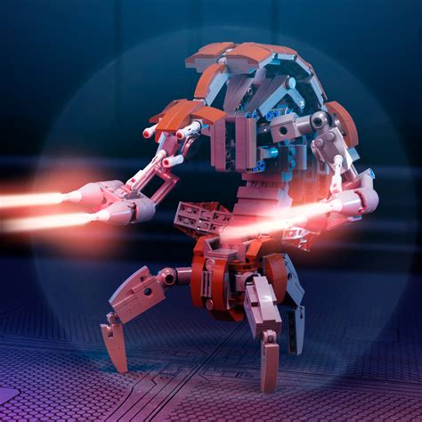 Instructions For Custom Lego Star Wars Droideka Build Better Bricks