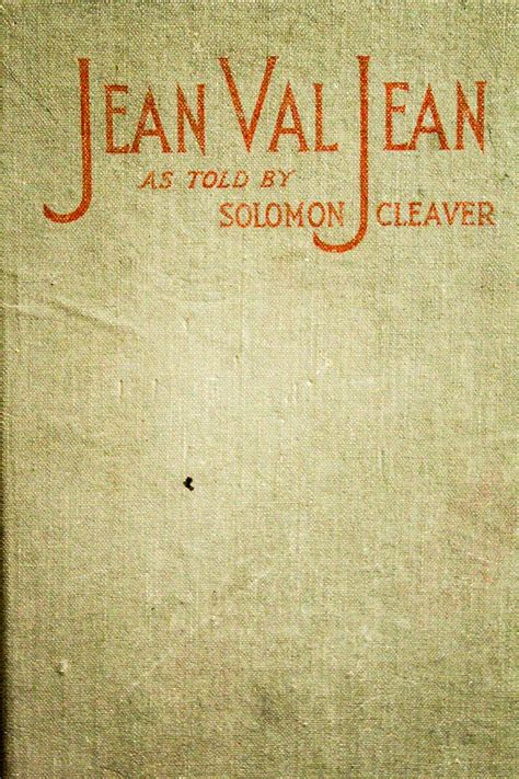 jean val jean by cleaver solomon good hardcover 1935 mad hatter bookstore