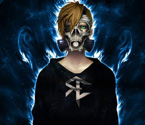 Feel free to send us your own wallpaper and we will consider adding it to appropriate category. blonde, Gas masks, Anime, Skull, Fire, Reinelex HD ...