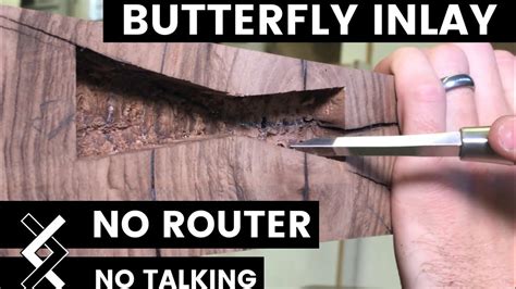 No Router Inlay—no Talking—butterflybow Tie Joint Youtube