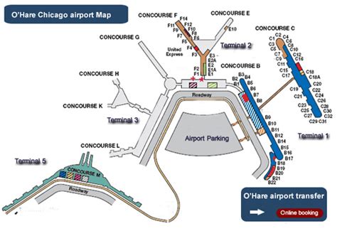 O Hare Airport Map Terminal 5 Maping Resources