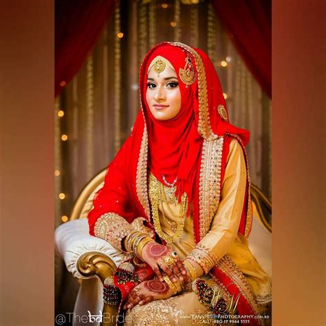 The Bd Bride On Instagram “😍 P C Weddingmomentsbd Weddingmomentsbd” Bridal Hijab Bridal