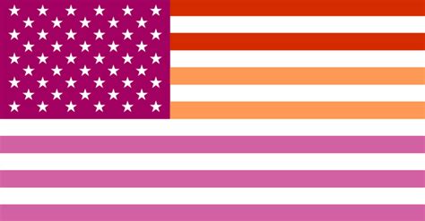 Got Bored So I Made A Us Flag In Lesbian Colors R Queervexillology