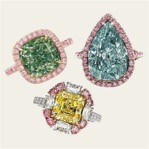Our Guide To Fancy Colored Diamond Engagement Rings The Study