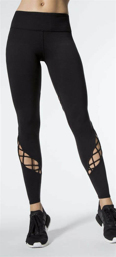 The Entwine Legging By Alo Yoga In Black Is A Full Length Legging