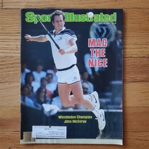 Sports Illustrated John Mcenroe Martina Navratilova Wmbldn Olympics July 16 1984 7 95 Picclick