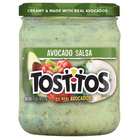 About this item 10.0 oz. Tostitos Avocado Salsa, 15 oz Jar - Walmart.com - Walmart.com