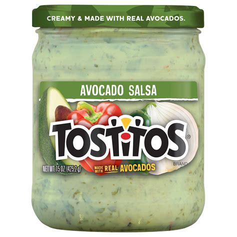 These classic chips go great with dips, nachos or in one of our delicious party recipes. Tostitos Avocado Salsa, 15 oz Jar - Walmart.com - Walmart.com