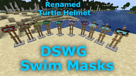 Dswg Swim Masks Minecraft Resource Packs Curseforge