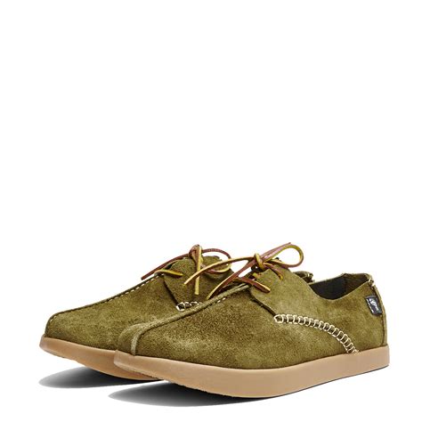 Yogi Lennon Hairy Suede Lace Up Olive The Sporting Lodge