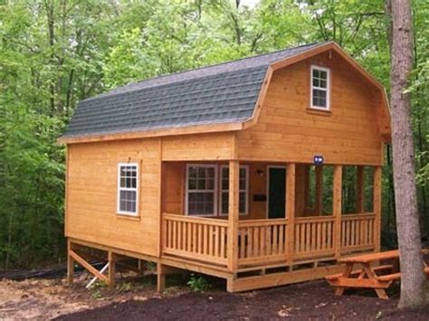 These Amish Gambrel Homes Start At 7755 Tiny House Cabin Shed To