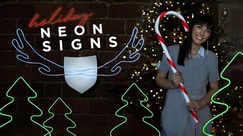 5 out of 5 stars. DIY NEON SIGNS for the HOLIDAYS - YouTube