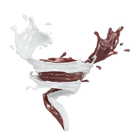 Tornado Chocolate Milk Flow Illustration Stock Photo By ©urfingus 238097550