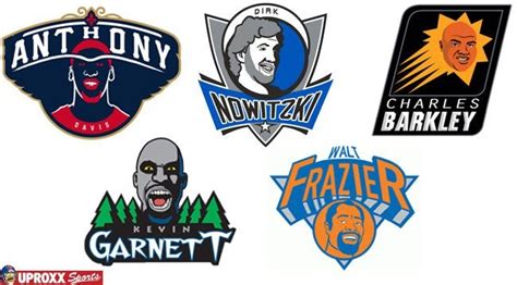 Every Nba Logo Redesigned As Each Teams All Time Best Player Nba