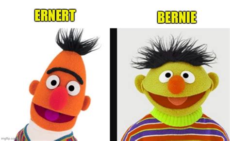 Bert And Ernie Switched Colours Imgflip