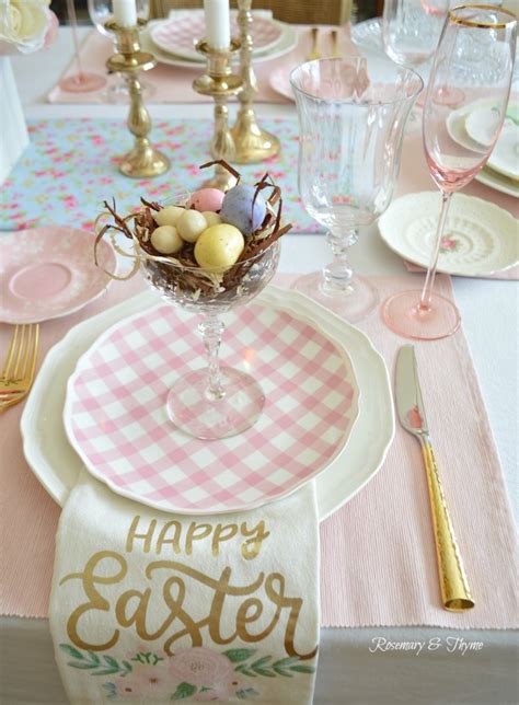 12 Beautiful And Easy Easter Tablescape Ideas To Make