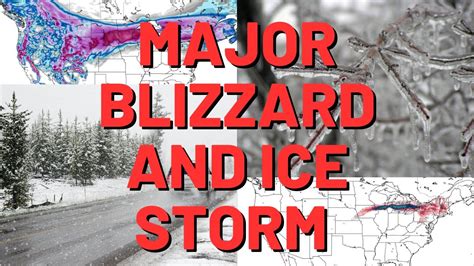 Massive Winter Storm To Spread Snow And Ice Across The Us Youtube