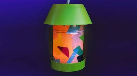 Make A Diy Lantern A Kid Safe Camp Lantern From Recycled Supplies