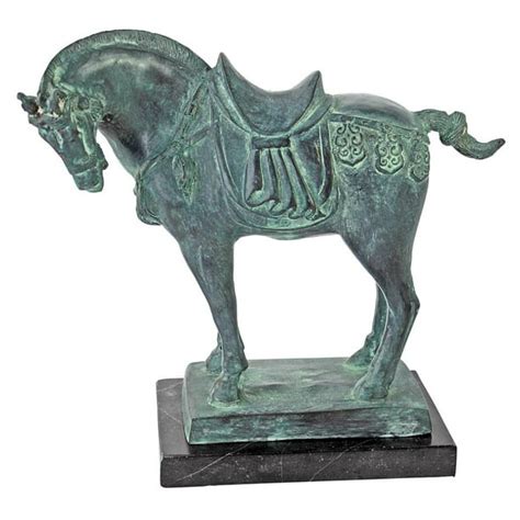 Design Toscano Tang Dynasty Horse Cast Bronze Statue