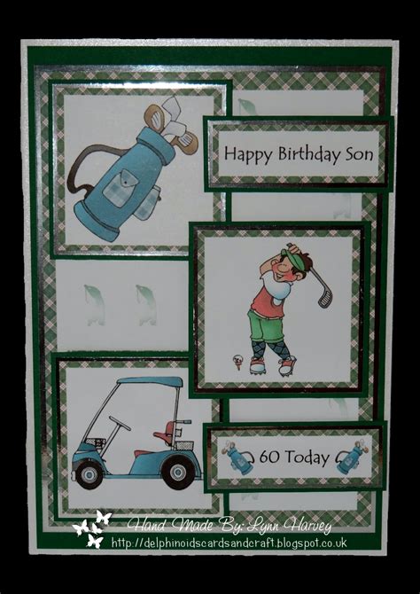 Delphinoids Cards And Craft Sons 60th Birthday Card