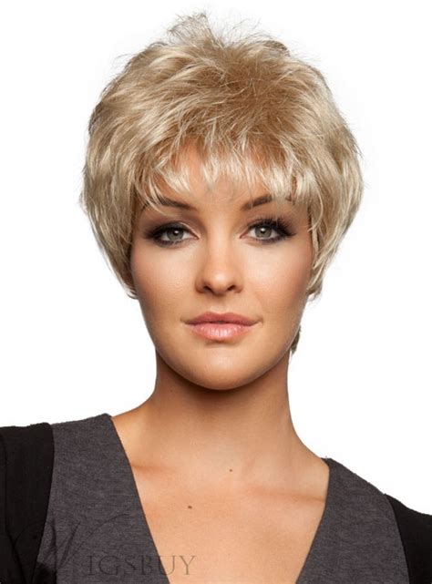 These hairstyles for thinning hair are sizzling hot & make you the envy of every woman you know. Short Slightly Fluffy Wispy 8 Inches Bang Pixie Hairstyle ...
