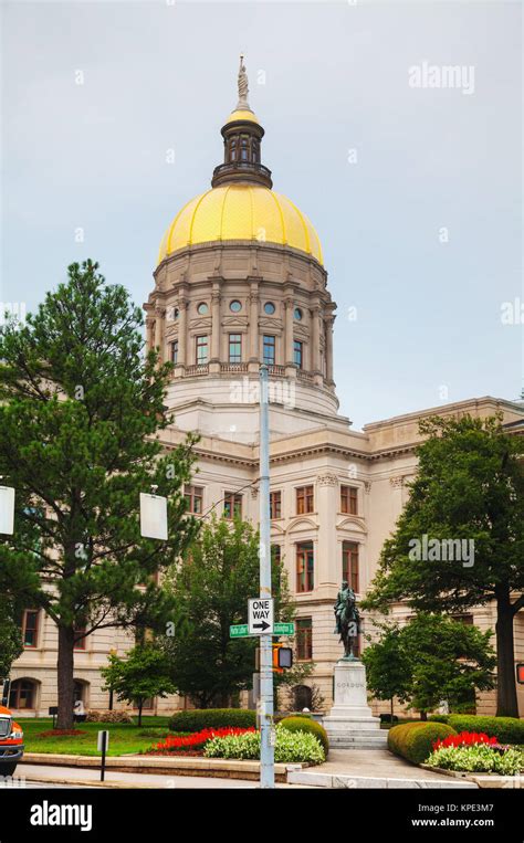 Georgia State Capitol Building In Atlanta Stock Photo Alamy