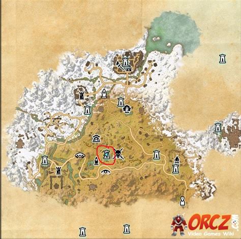 Eso Wittestadr Wayshrine Map Orcz The Video Games Wiki