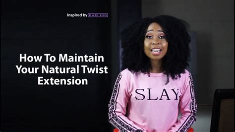 How To Maintain Natural Twist Extension Product Mainteance Youtube