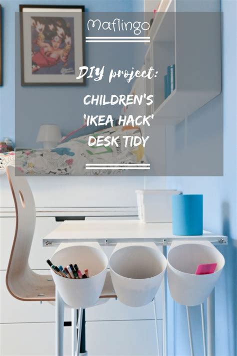 Diy Project Childrens Ikea Hack Desk Tidy