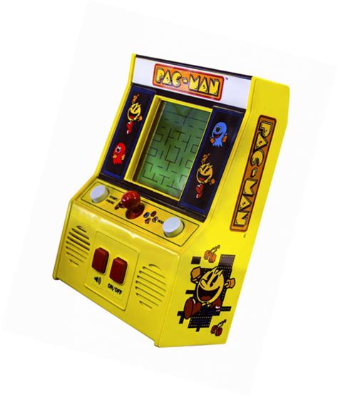 Pac Man Retro Mini Arcade Handheld Game Classic Play 2 Modes J1 For