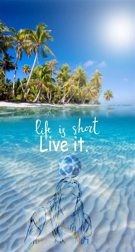 Fondo Azul Beach Quotes Wallpaper Quotes Summer Wallpaper