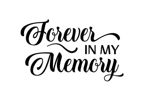 Forever In My Memory Svg Cut File By Creative Fabrica Crafts