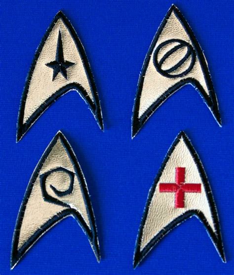 Star Trek The Original Series Enterprise Insignia By 8bitspock