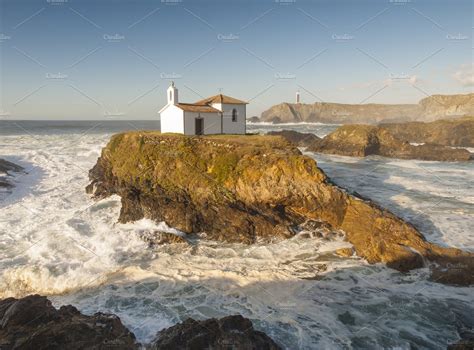 Galician (comparative {{{1}}}, superlative {{{2}}}). Little chapel in Galician coast ~ Architecture Photos ...